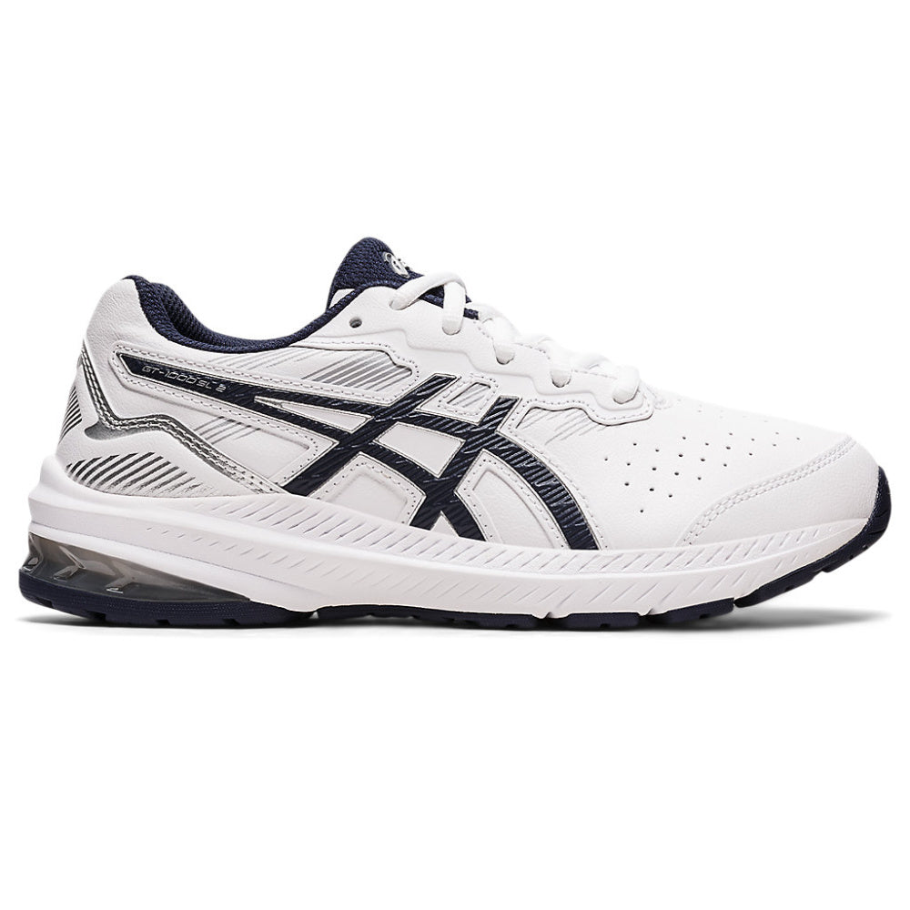 Asics | Kids Gt-1000 Synthetic Leather 2 Gs (White/Midnight)