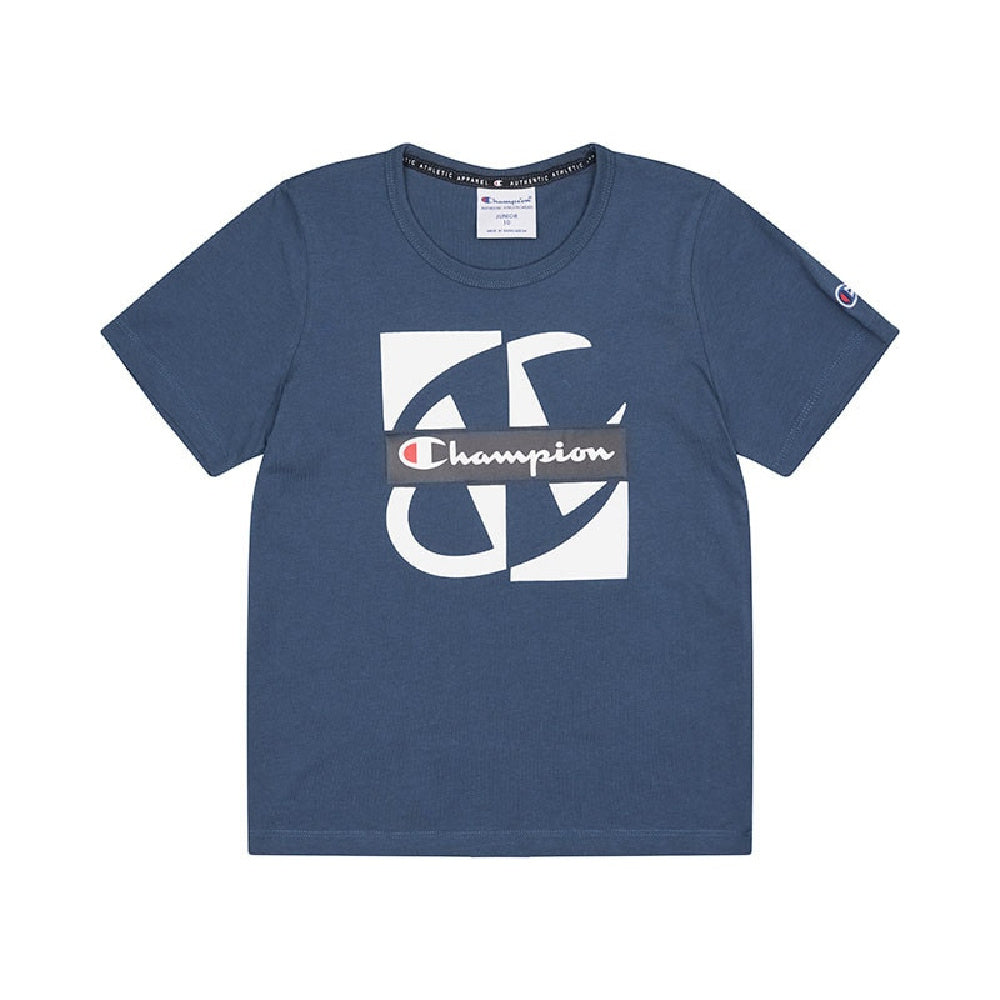Champion | Kids Rochester Graphic Tee (Navy Seal)