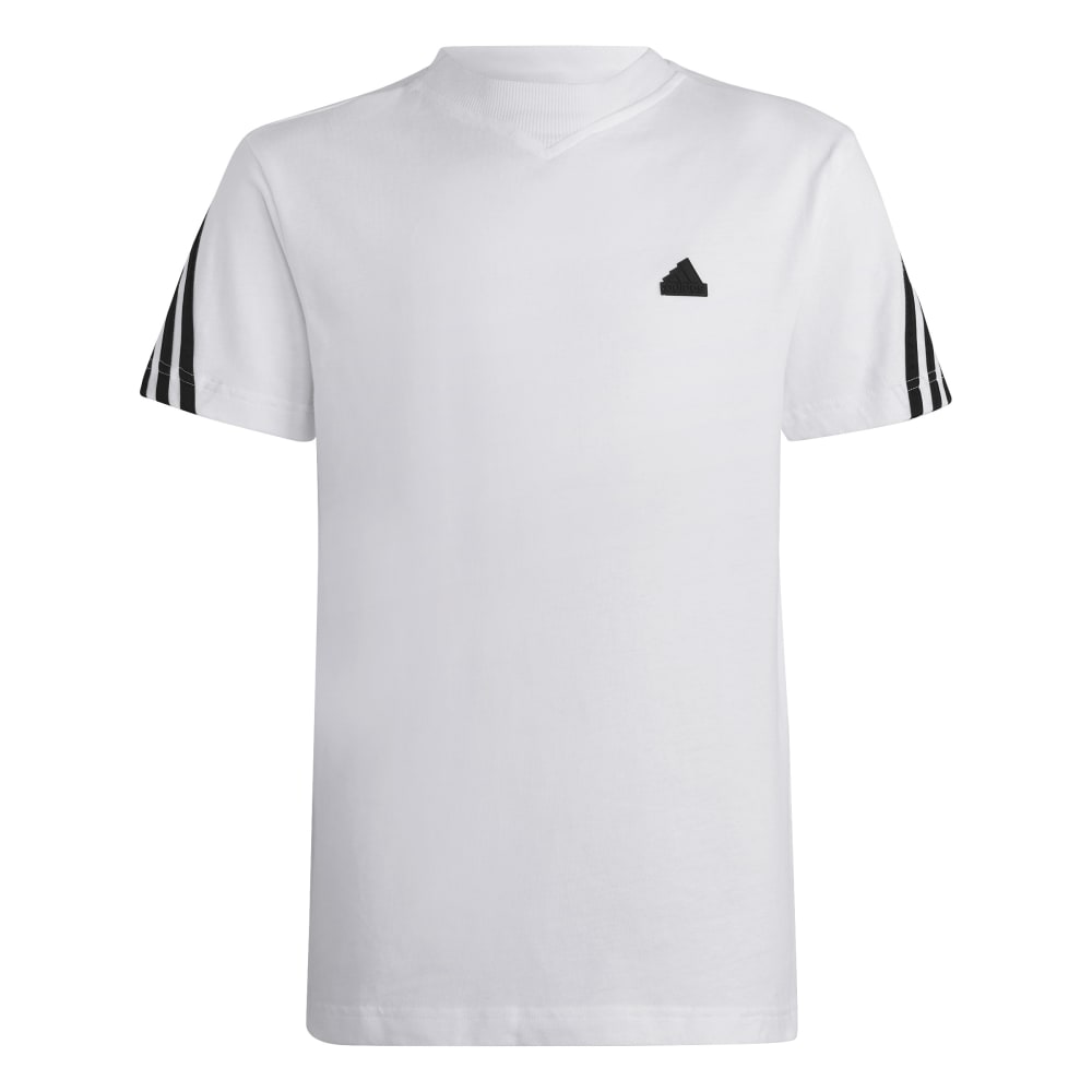 Adidas | Kids Future Icons 3-Stripes Tee (White/Black)