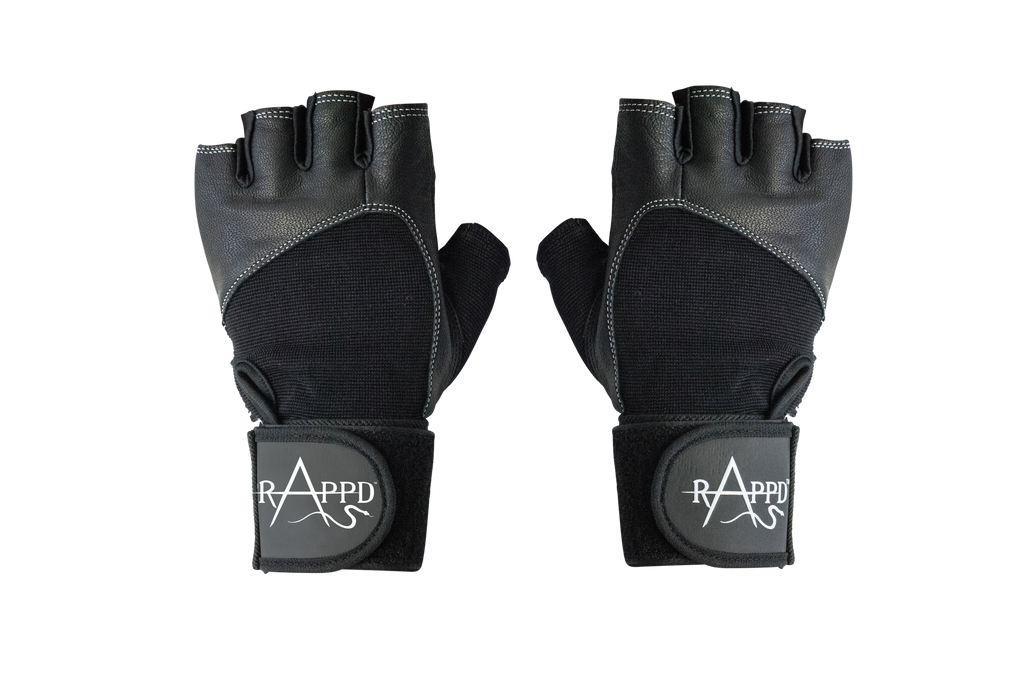 RAPPD | UNISEX G FORCE GLOVE WITH WRIST SUPPORT (BLACK)