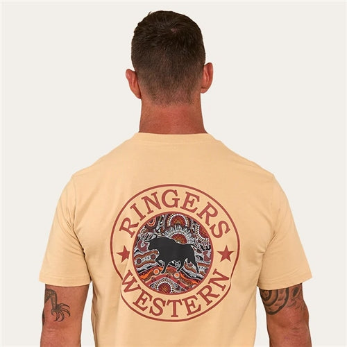 Ringers Western | Unisex Walkabout Warrior T-Shirt (Dark Sand)