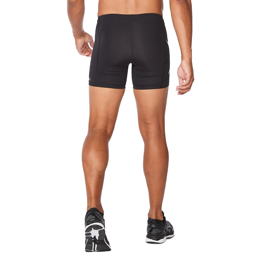 2XU | Mens Compression 1/2 Short (Black/Nero)