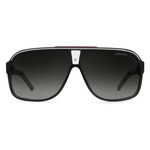 Carrera | Unisex Carrera Grand Prix 2-64-OIT Sunglasses Grey Shaded Polarized (Black/Red/White)