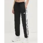 Adidas | Womens 3-Stripe French Terry Cuffed Pants (Black/White)
