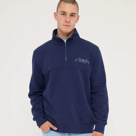 Canterbury | Mens Heritage Quarter Zip (Peacoat)
