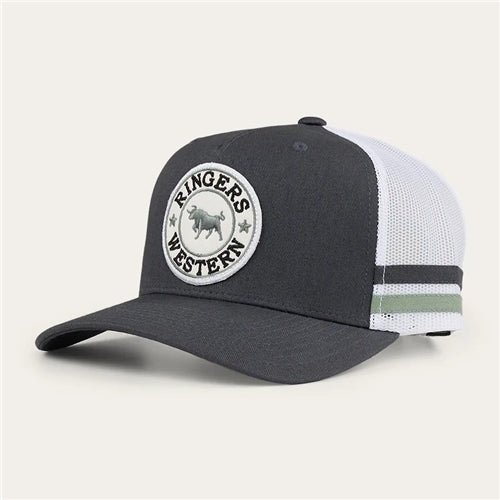Ringers Western | McCoy Trucker Cap (Charcoal/Leaf)