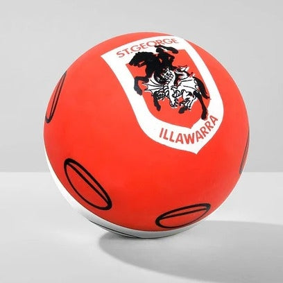Nrl | St.George Illawarra Dragons Super High Bounce Ball (Red/White)