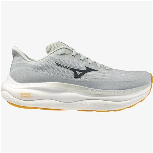 Mizuno | Mens Wave Sky 9 (Mercury/Baritone Blue/Blazing Orange)