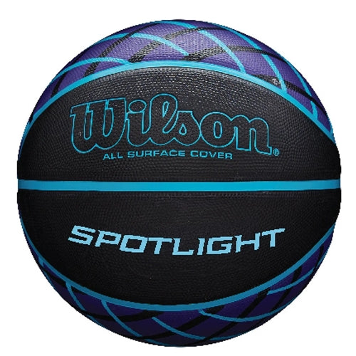 Wilson | Spotlight Comp Basketball Size 6 (Blue/Purple/Teal)