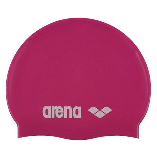 Arena | Junior Classic Silicone Swim Cap (Fuschia)