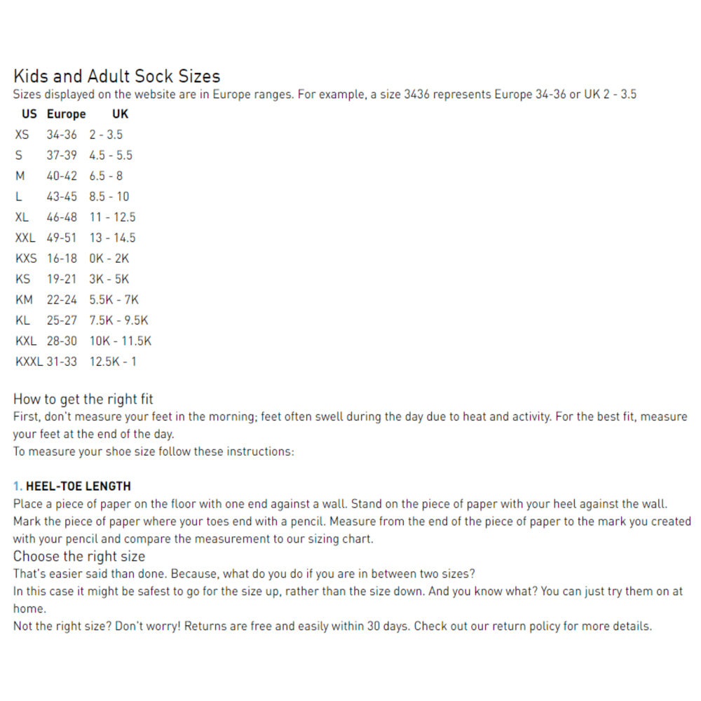 Adidas Ankle Socks Size Chart Adidas Us Uk Size List Adidas Sock