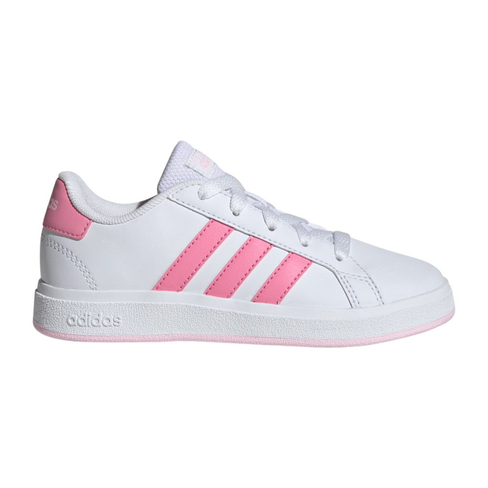 Adidas | Kids Grand Court 2.0 (White/Bliss Pink/Clear Pink)