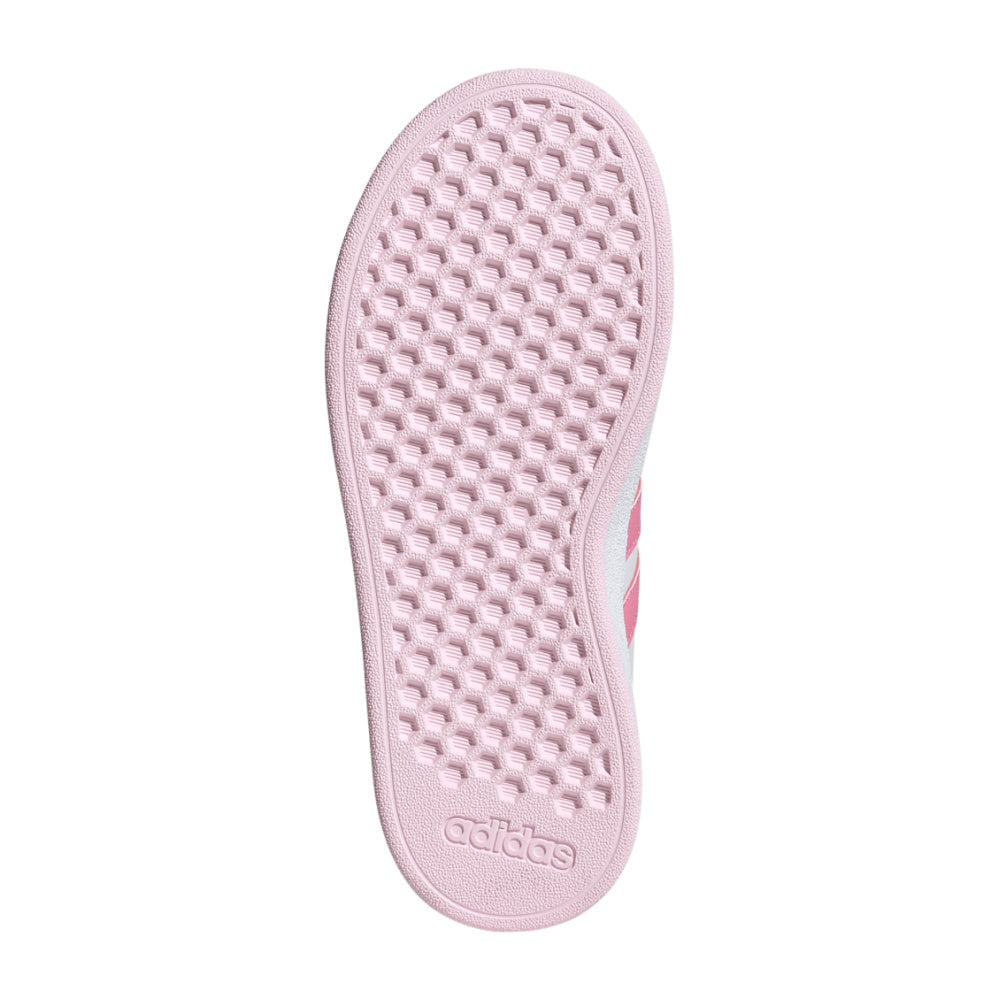 Adidas | Kids Grand Court 2.0 (White/Bliss Pink/Clear Pink)