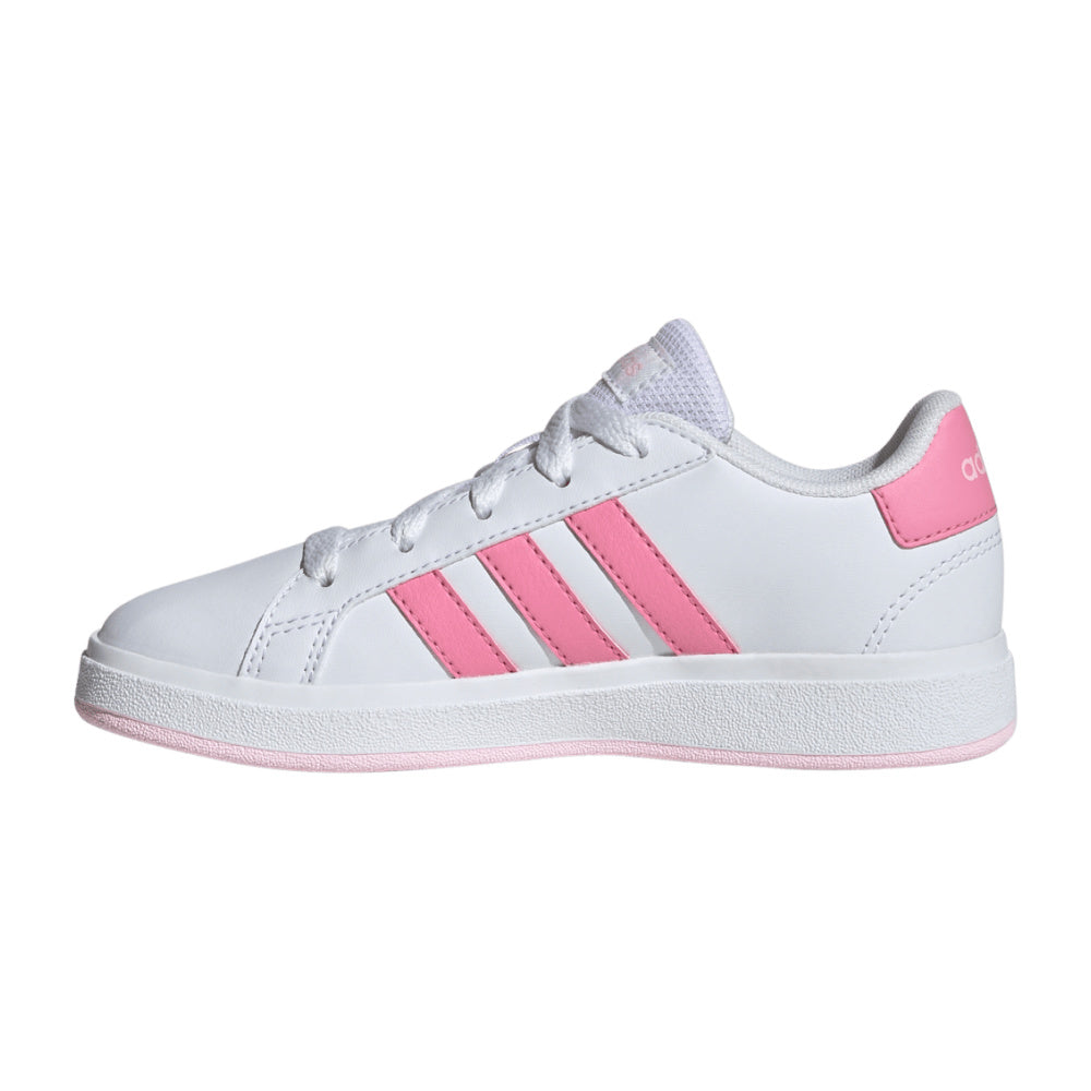 Adidas | Kids Grand Court 2.0 (White/Bliss Pink/Clear Pink)