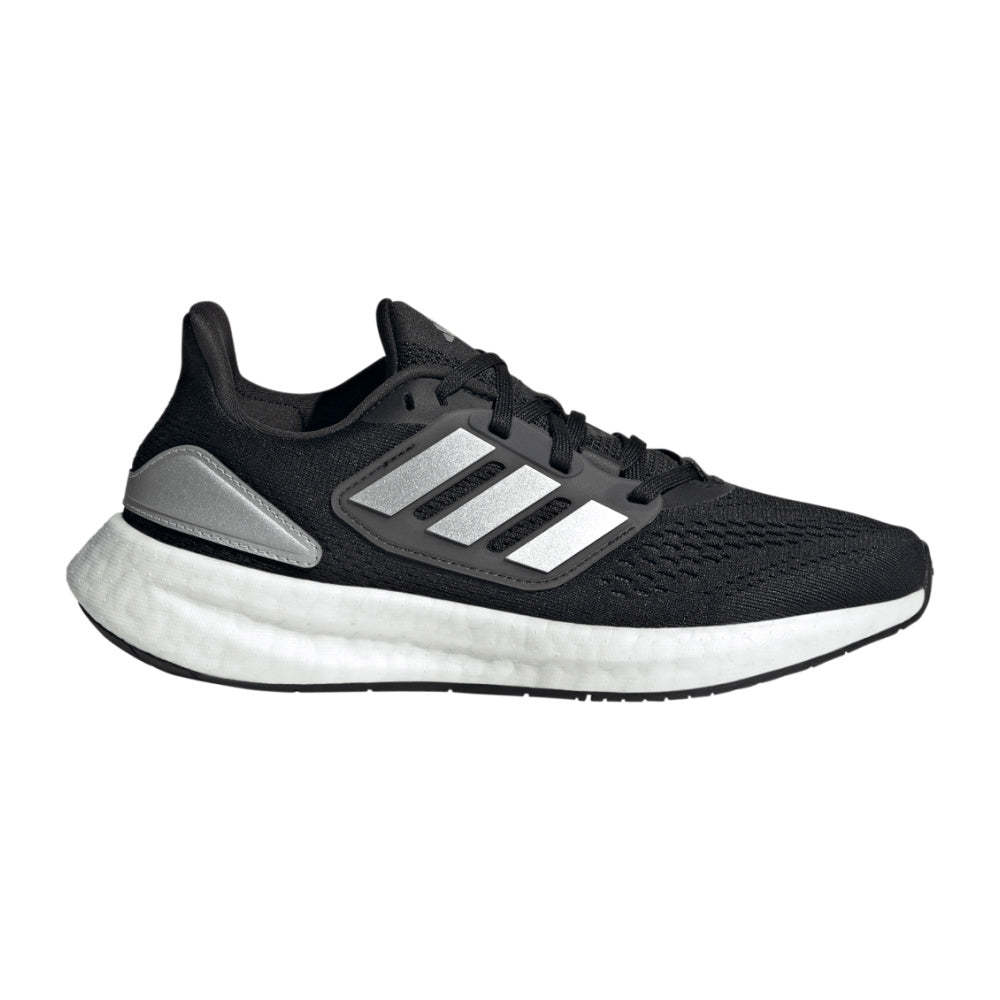 Adidas | Kids Pureboost 22 (Black/Silver Metallic)