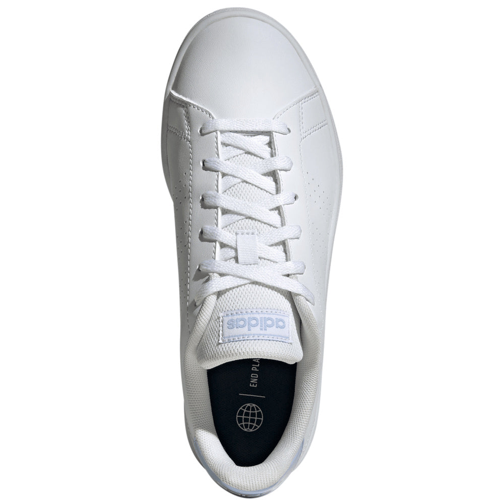 Adidas | Womens Advantage Base (Cloud White/Blue Dawn)