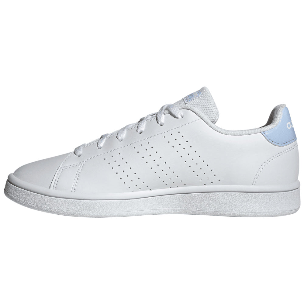 Adidas | Womens Advantage Base (Cloud White/Blue Dawn)