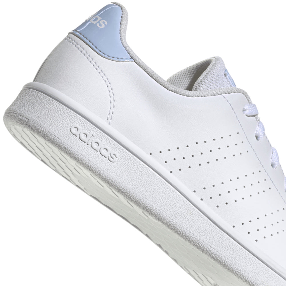 Adidas | Womens Advantage Base (Cloud White/Blue Dawn)