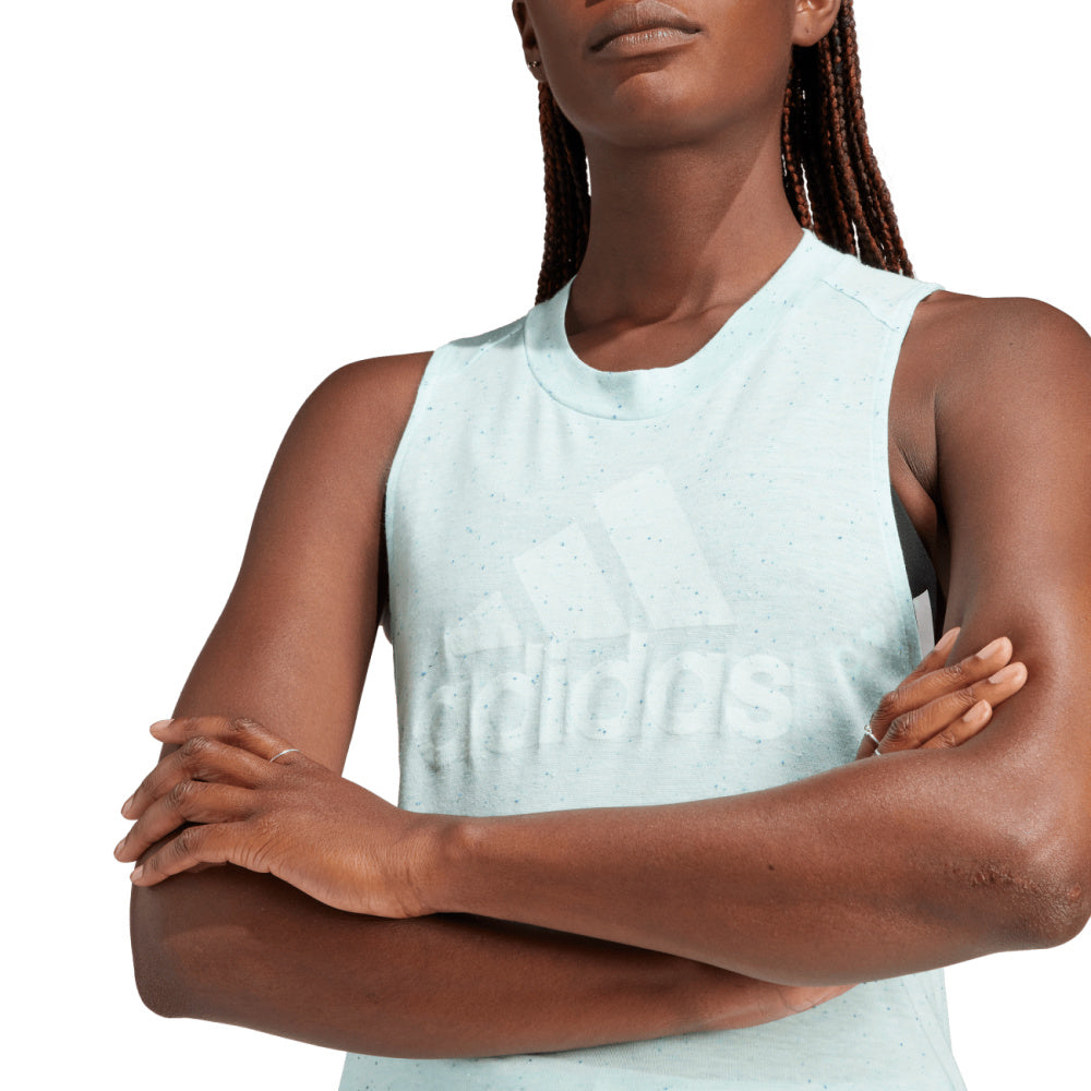 Adidas | Womens Future Icons Winners 3.0 Tank Top (Semi Flash Aqua Mel)