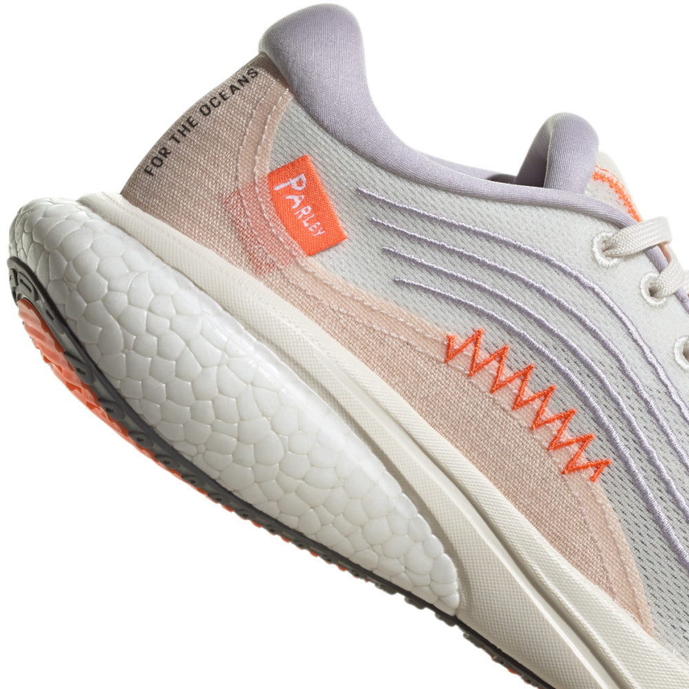 Adidas | Womens Supernova 2.0 Parley (Non Dyed/Silver Dawn/Impact Orange)