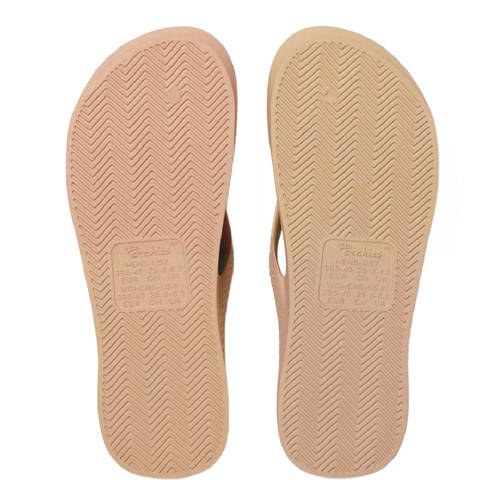 Archies | Unisex Arch Support Thongs (Tan)