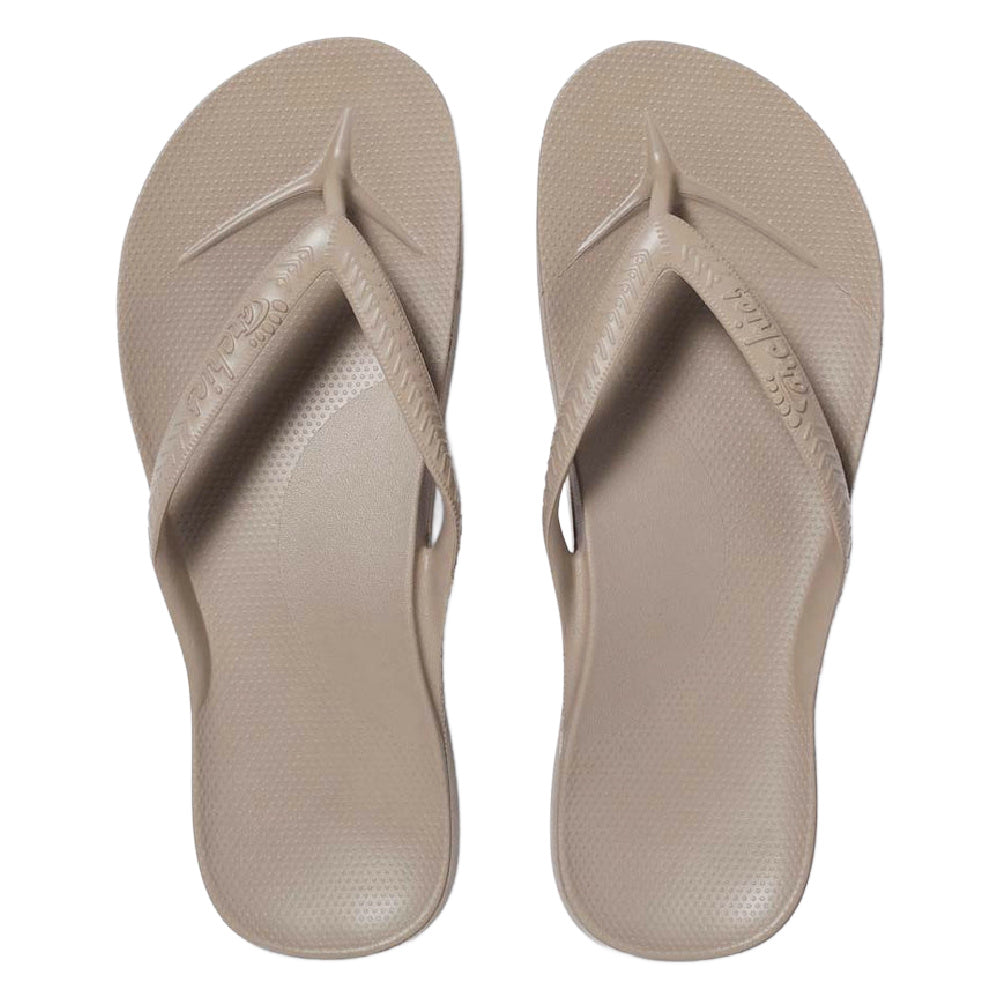 Archies | Unisex Arch Support Thongs (Taupe)