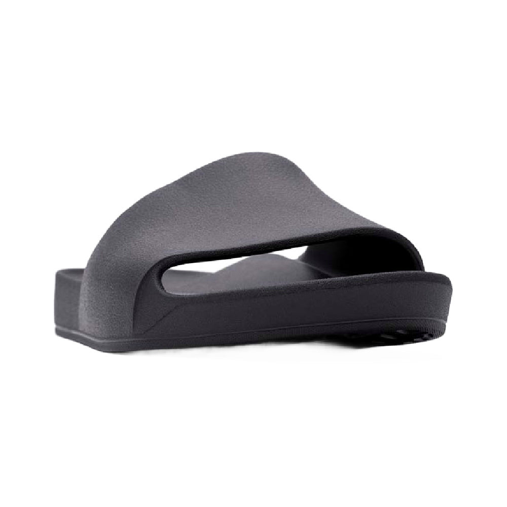 Archies | Unisex Arch Support Slides (Black)