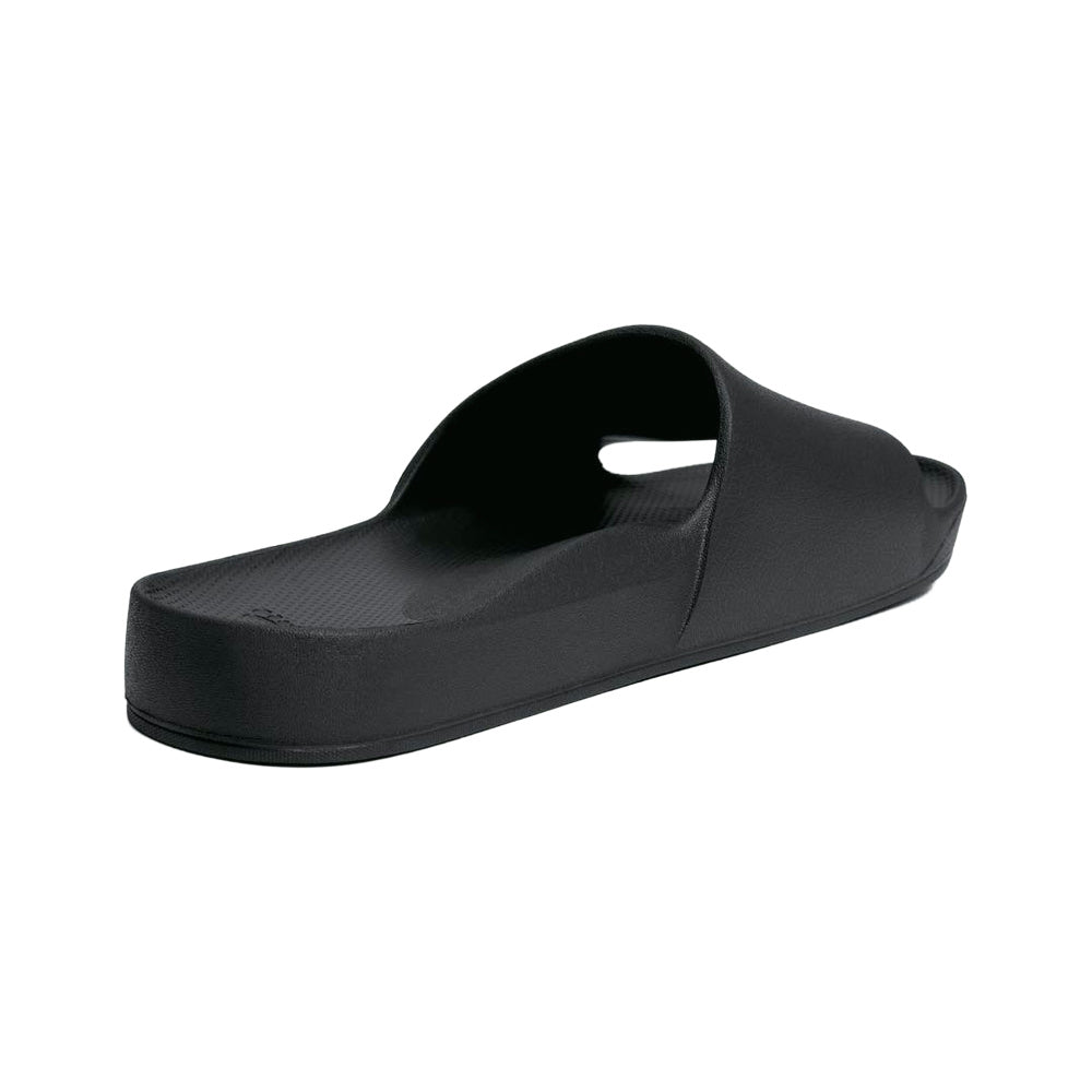 Archies | Unisex Arch Support Slides (Black)