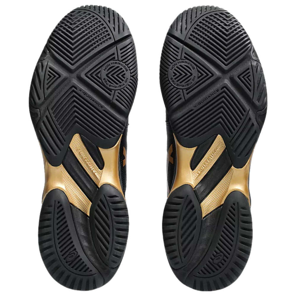 Asics | Womens Netburner Ballistic FF 3 (Black/Pure Gold)
