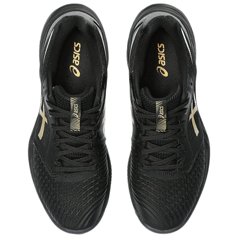 Asics | Womens Netburner Ballistic FF 3 (Black/Pure Gold)