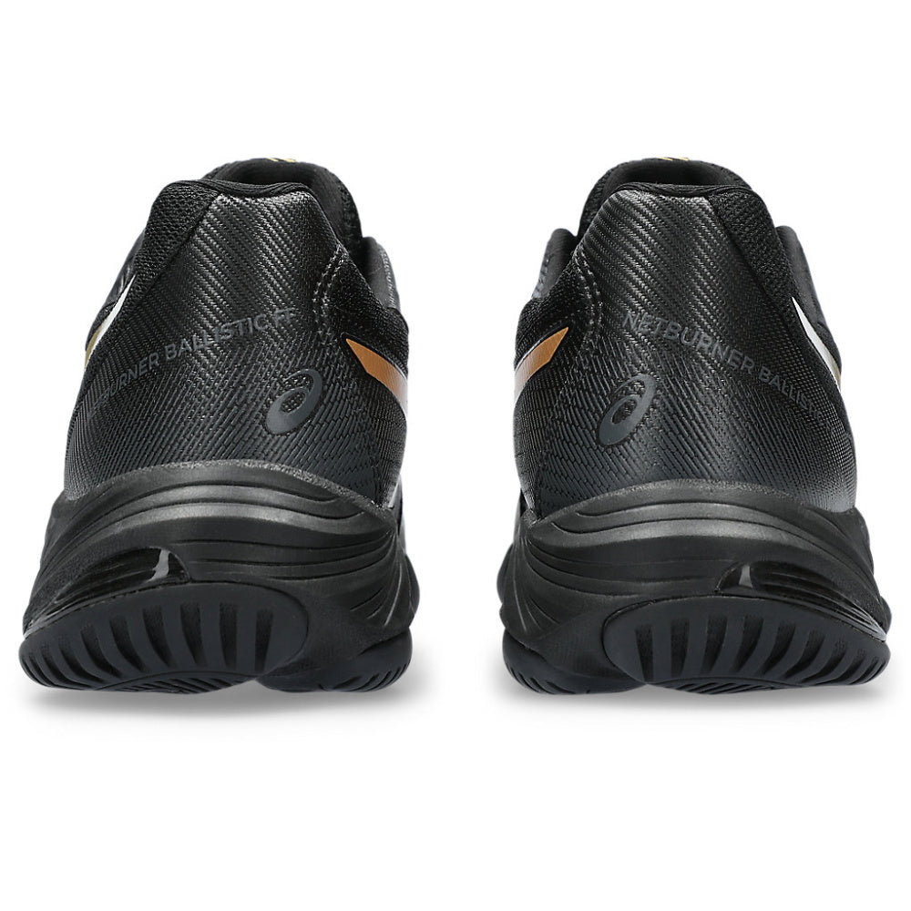 Asics | Womens Netburner Ballistic FF 3 (Black/Pure Gold)