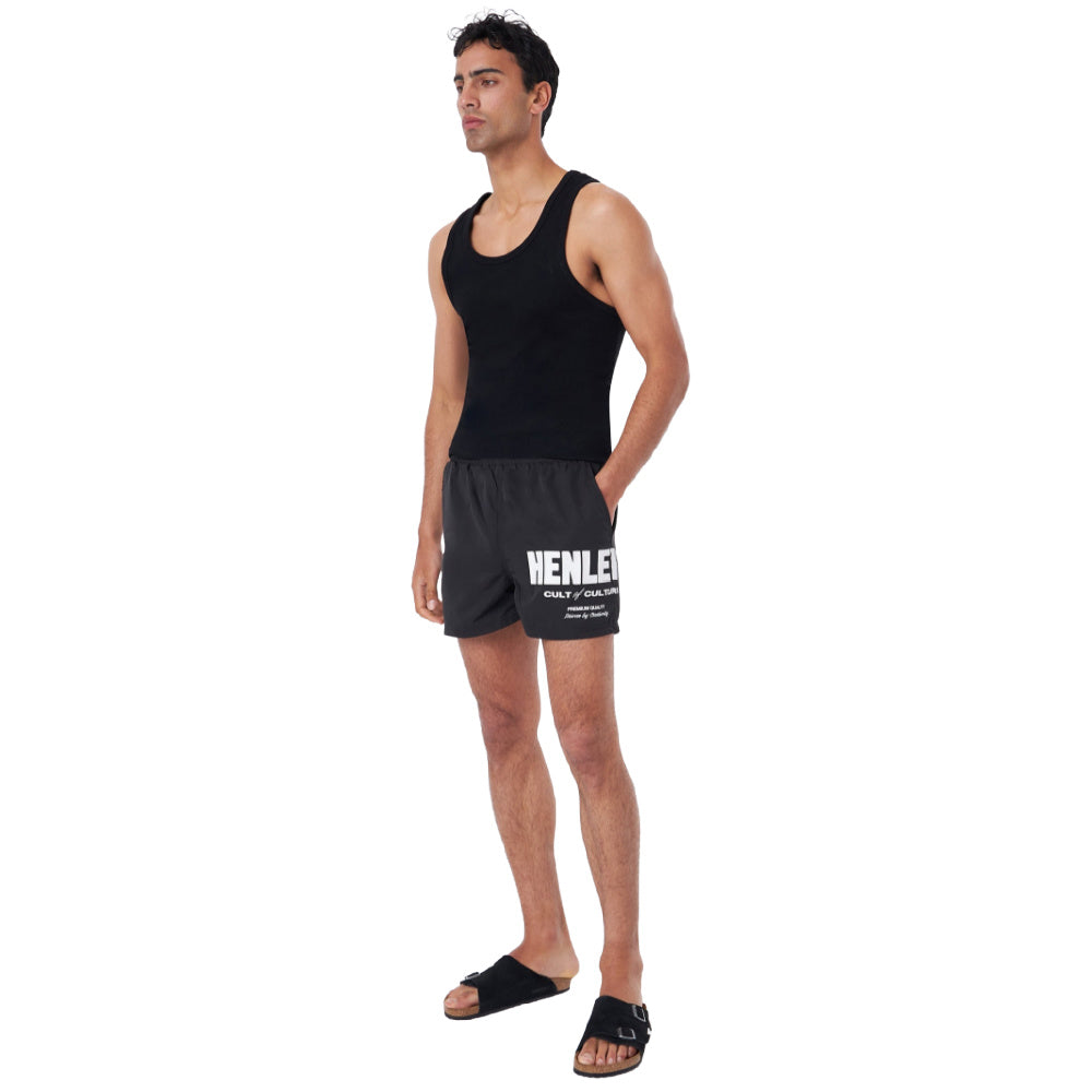 Henleys | Mens World Swim Short (Black)