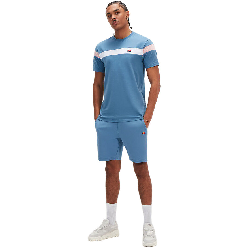 Ellesse | Mens Turi Short (Dark Blue/Light Pink/White)