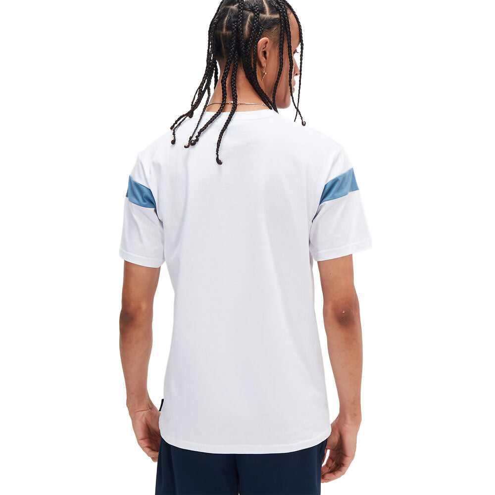 Ellesse | Mens Caserio T-Shirt (White/Light Blue)