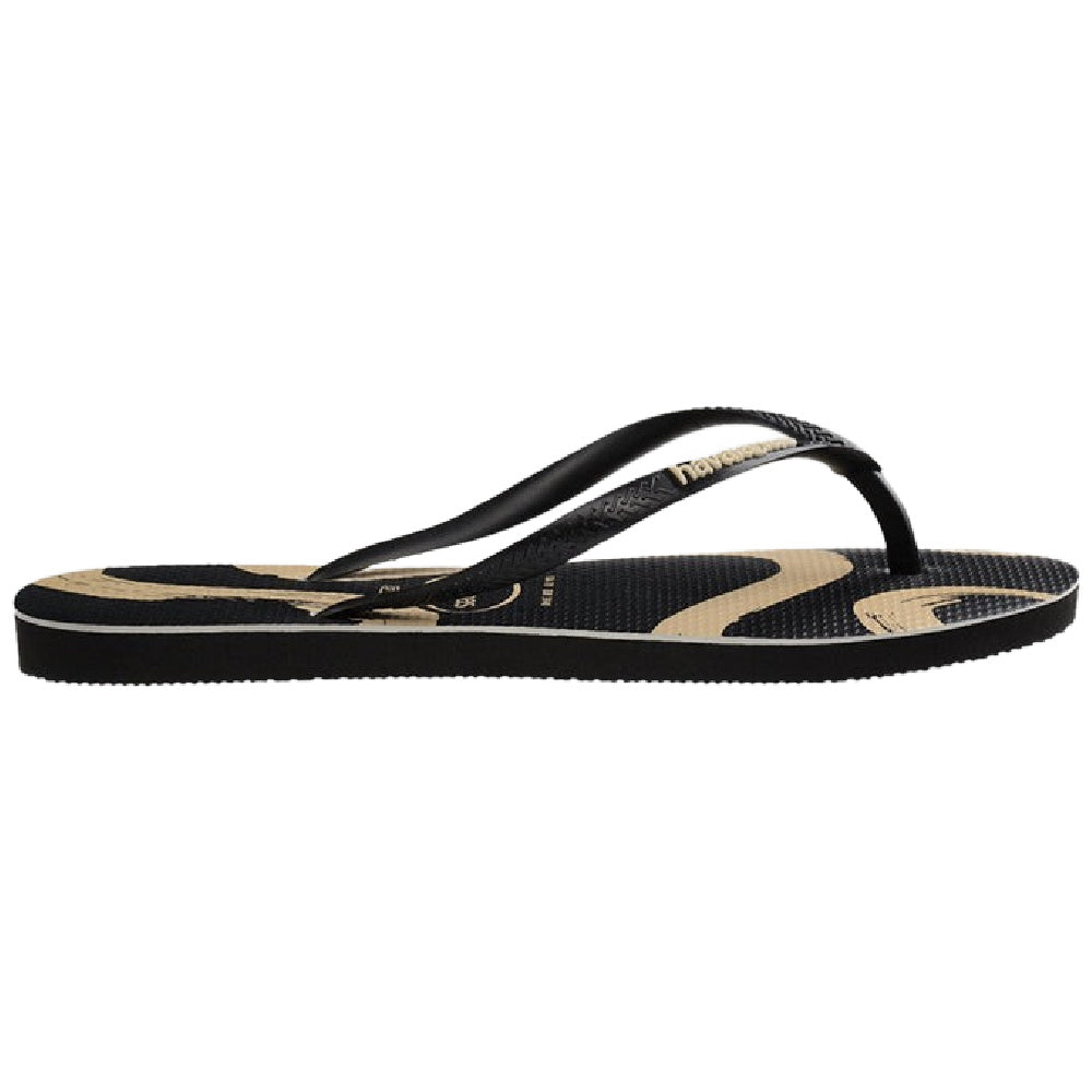 Havaianas | Womens Slim Flow (Black/Cream)