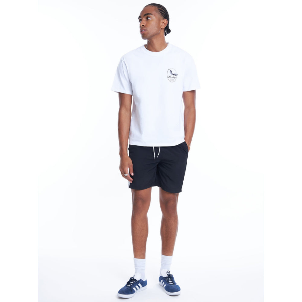 Henleys | Mens Panel Swim Short (Black/Blue)