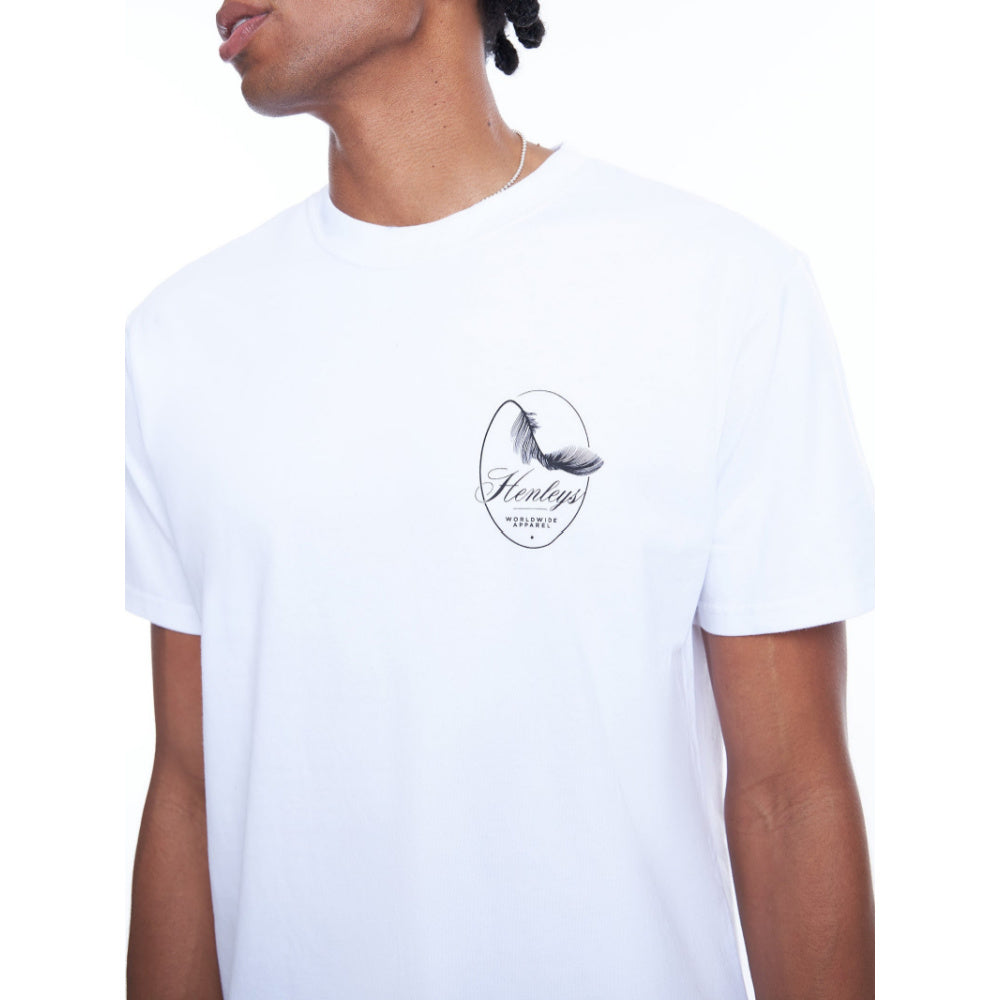 Henleys | Mens Feather Tee (Bone)