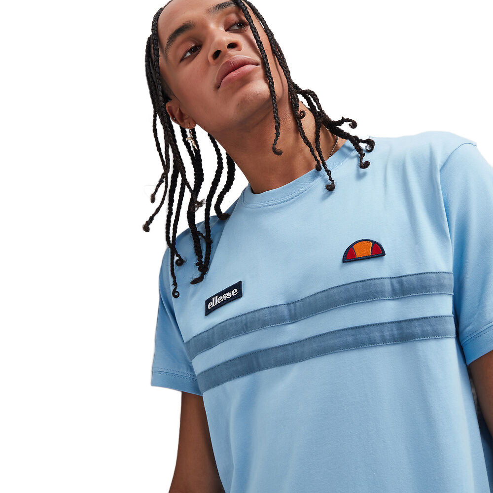 Ellesse | Mens Venire Tee (Light Blue/Dark Blue)