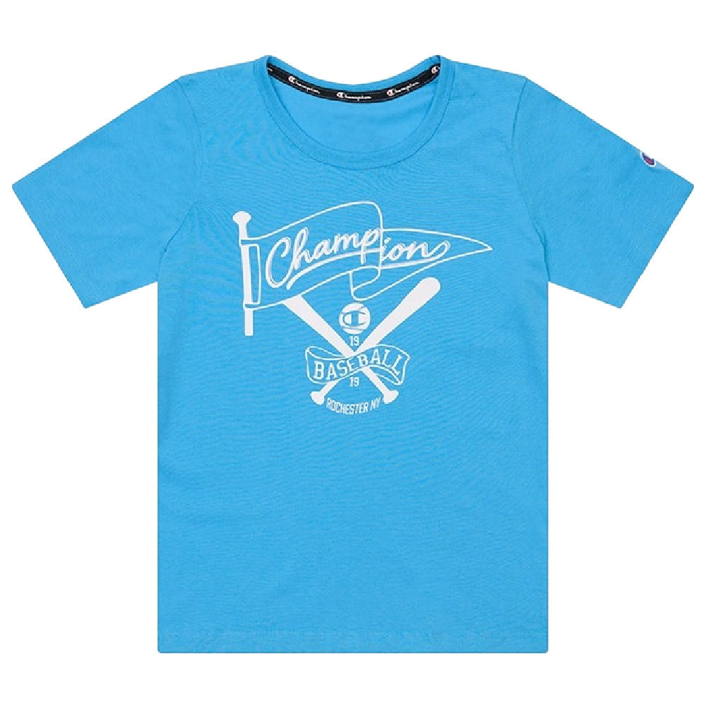 Champion | Kids Graphic Tee (Blue/White)