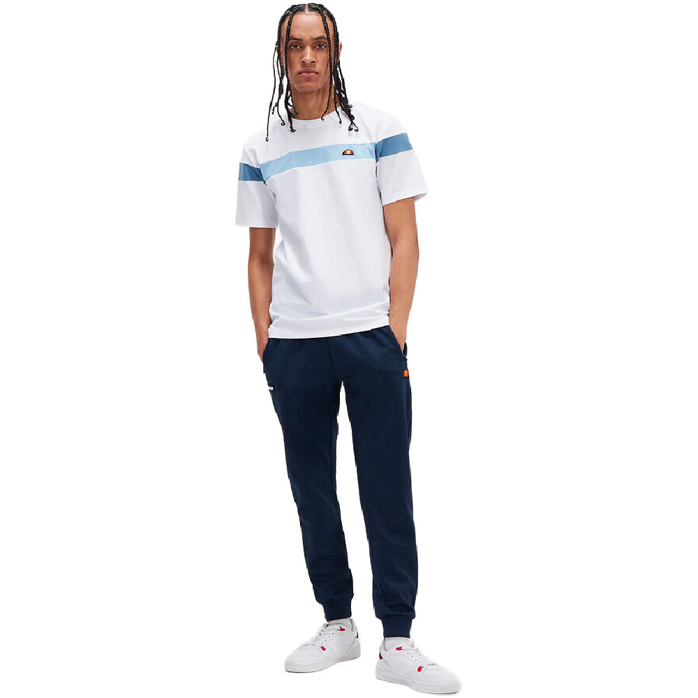 Ellesse | Mens Caserio T-Shirt (White/Light Blue)