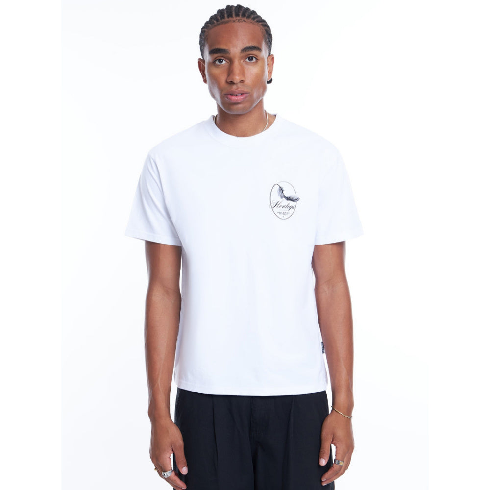 Henleys | Mens Feather Tee (Bone)