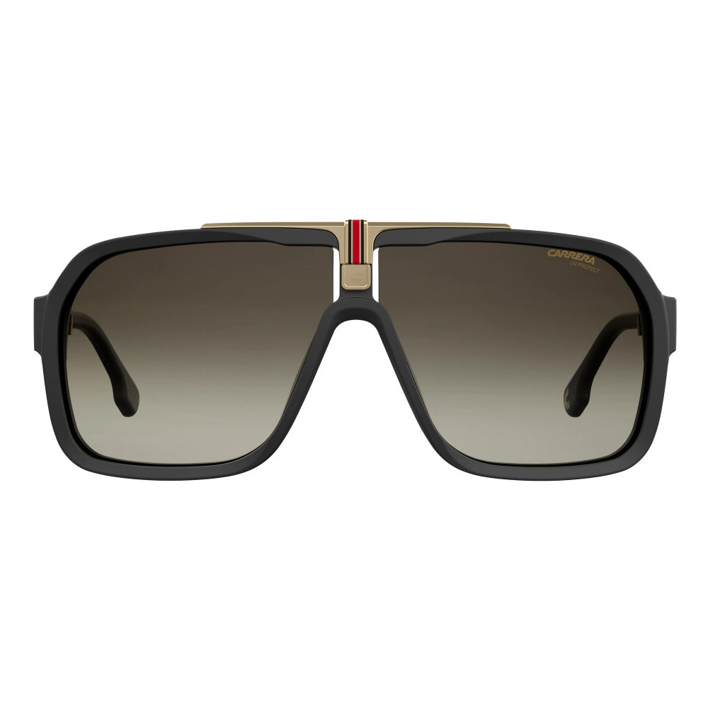 Carrera | Unisex Carrera 1014/S-64-807 HA Sunglasses (Black/Brown/Gold)