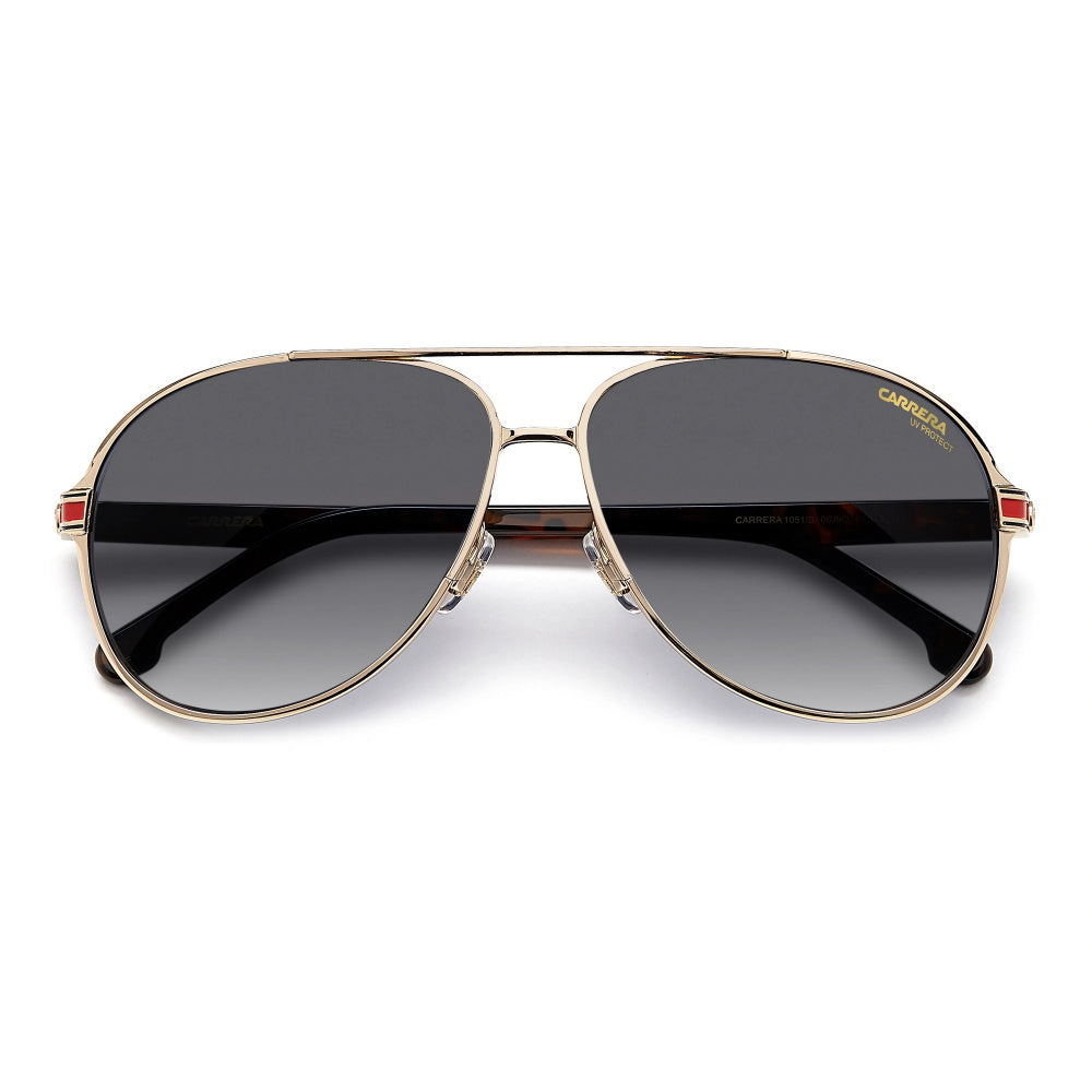 Carrera | Unisex Carrera 1051/S-61-06J 9O Sunglasses (Black/Gold)