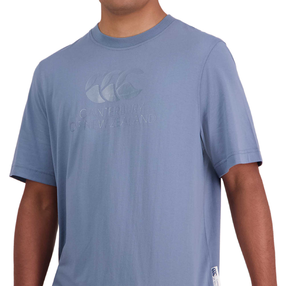 Canterbury | Mens CNZ Large Logo Tee (Blue Mirage)