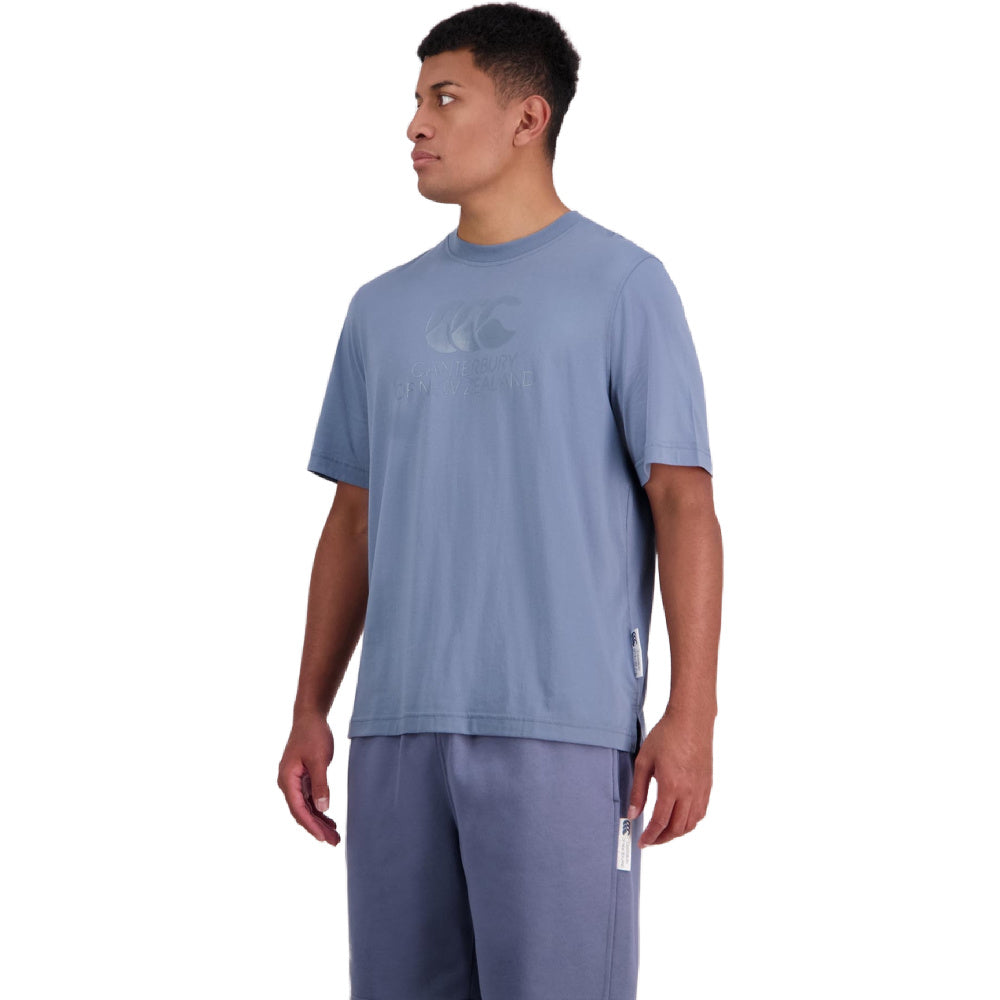 Canterbury | Mens CNZ Large Logo Tee (Blue Mirage)