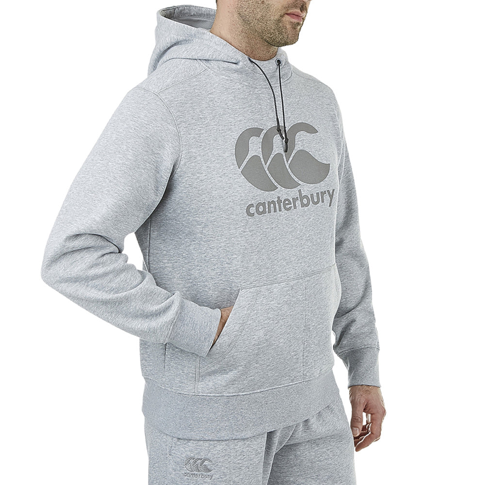 Canterbury | Mens Logo Over The Head Hoodie (Classic Grey Marle)