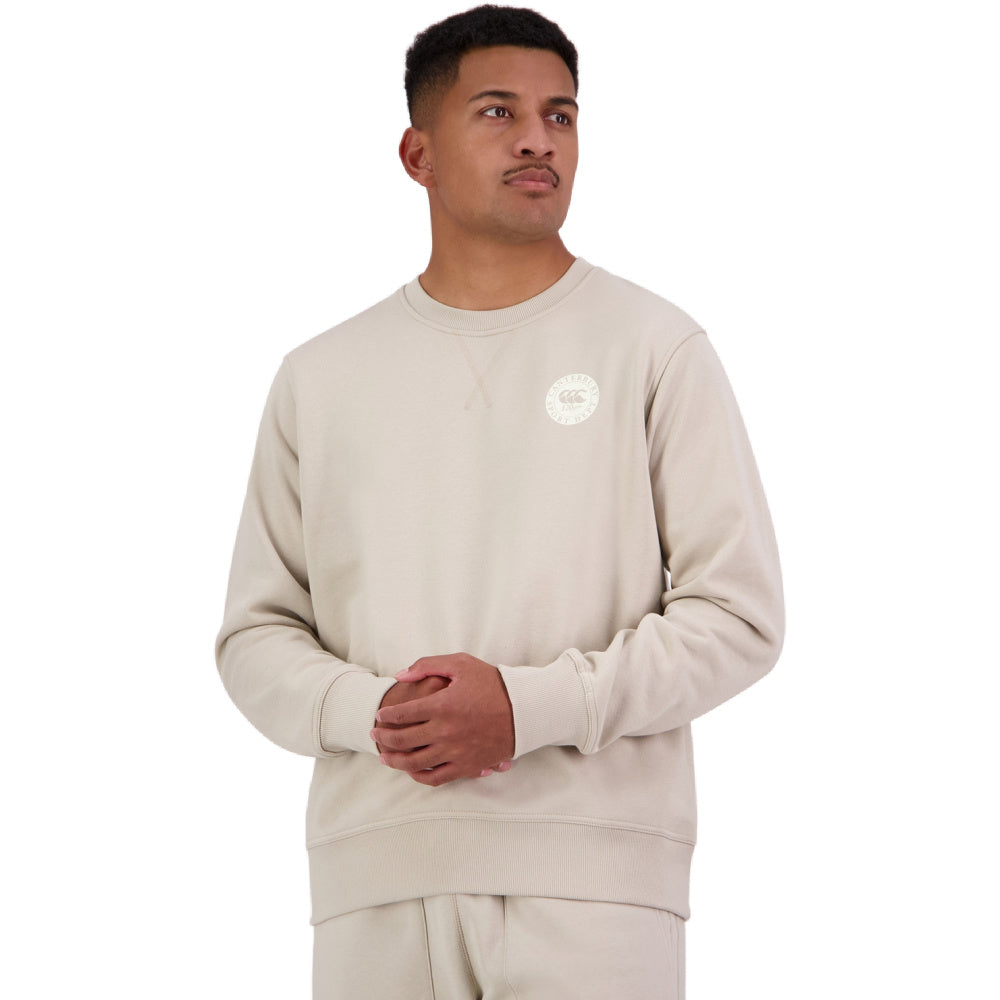 Canterbury | Mens Sport Dept. Logo Crew Sweat (Silver Lining)
