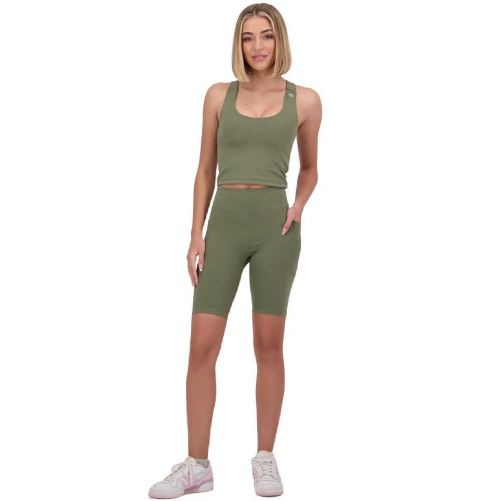 Canterbury | Womens Convex Bike Short (Deep Lichen Green)