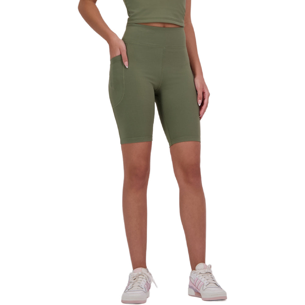 Canterbury | Womens Convex Bike Short (Deep Lichen Green)