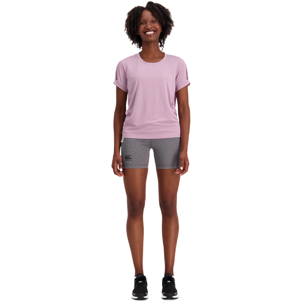 Canterbury | Womens Vapodri Formation Boxy Short Sleeve Tee (Seafog)
